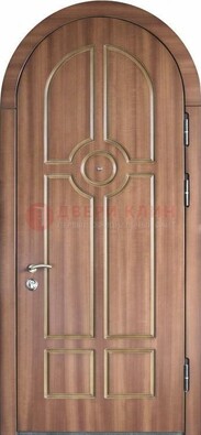 Арочная дверь с отделкой массивом ДА-35 в Ликино-Дулево