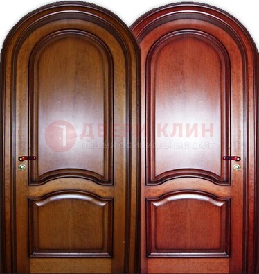 Входная арочная дверь МДФ внутри ДА-5 для сельского дома в Ликино-Дулево