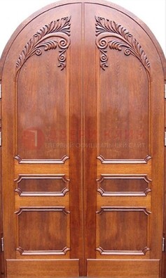 Металлическая арочная дверь ДА-9 в салон красоты в Ликино-Дулево