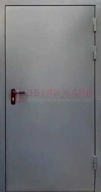Серая противопожарная дверь ДПП-20 в Ликино-Дулево