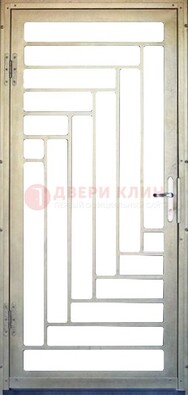 Железная решетчатая дверь с узором ДР-41 в Ликино-Дулево