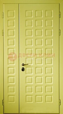 Салатовая тамбурная дверь ДТМ-28 в Ликино-Дулево