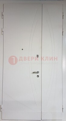 Белая тамбурная дверь ДТМ-31 в Ликино-Дулево