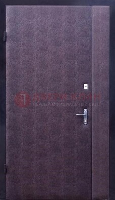 Бордовая металлическая тамбурная дверь ДТМ-3 в Ликино-Дулево