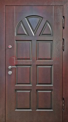 Уличная стальная дверь с виноритом ДВТ-166 в Ликино-Дулево