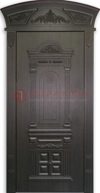 Черная стальная дверь с виноритом ДВТ-31 в Ликино-Дулево