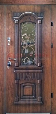 Входная дверь Дверь с виноритом снаружи и МДФ внутри ДВТ-73 в Ликино-Дулево